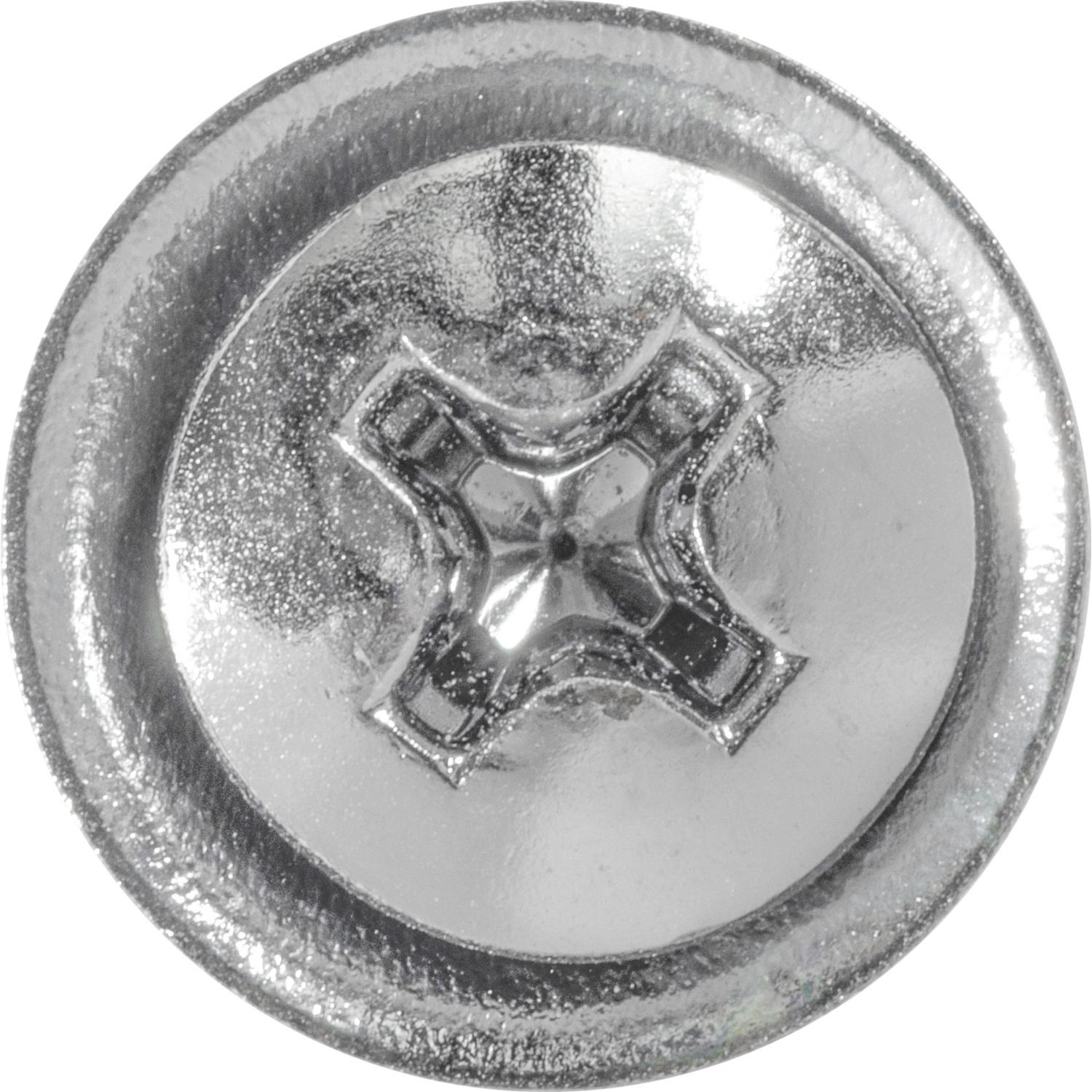Auveco Item 23836 Phillips Oval Hd Sems Flush Wshr T.S. #10 X 1 - Chrome. Quantity 100