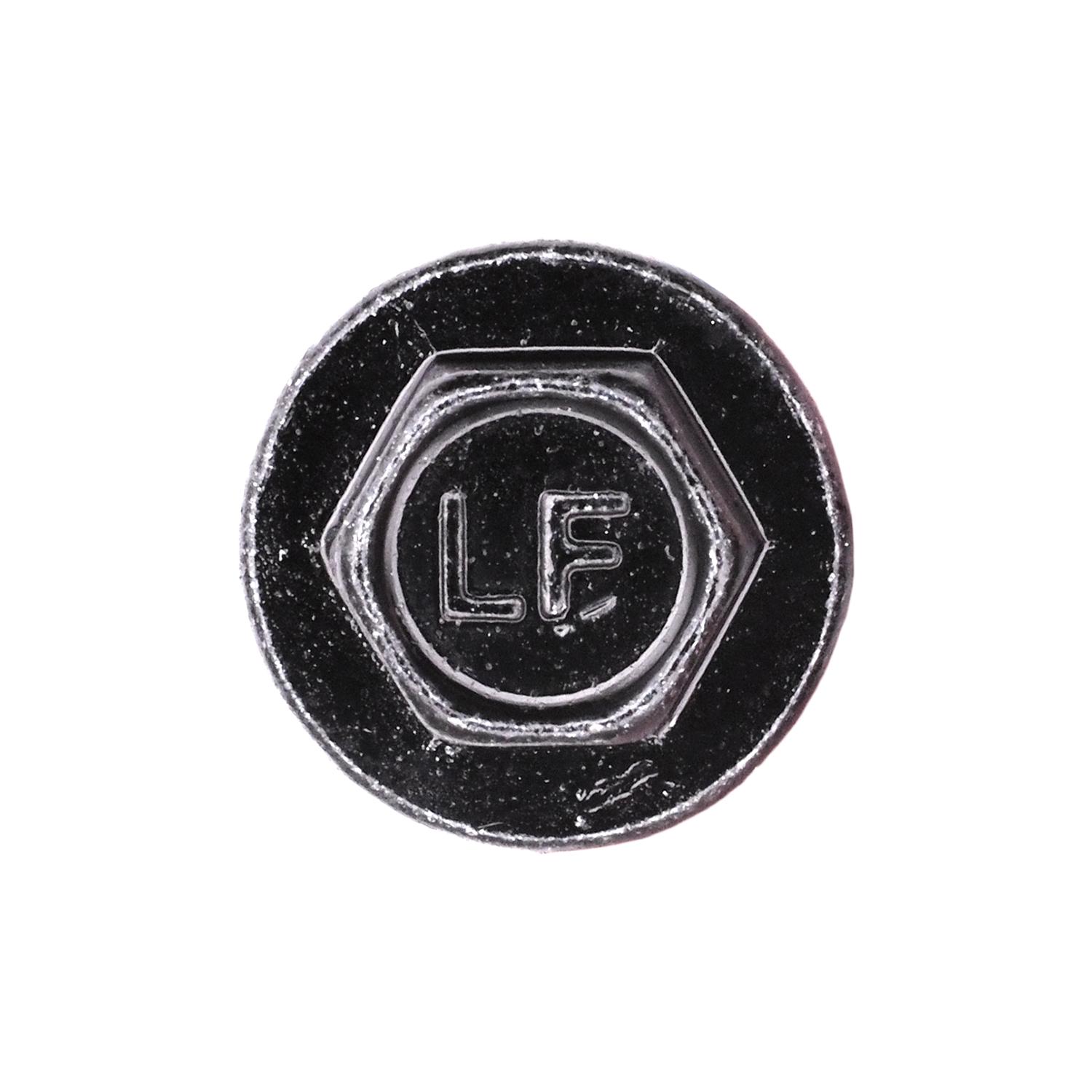 Auveco Item 23850 Hex Serrated Washer Head T.S. W/ Pierce Point #14 X 3/4 - Black. Quantity 50