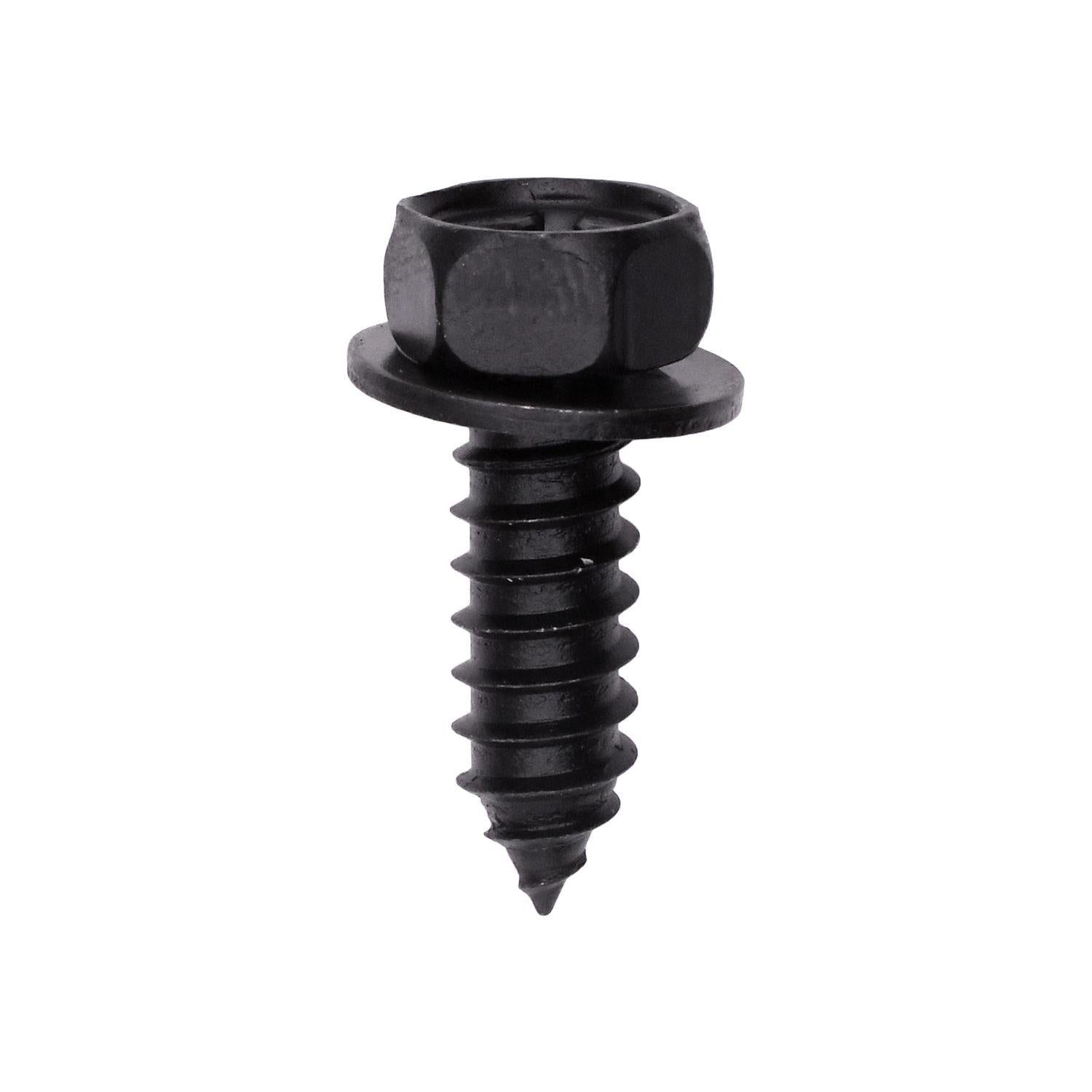 Auveco Item 23864 Phillips Hex/Slotted Washer Head T.S. #14 X 3/4 - Black. Quantity 50
