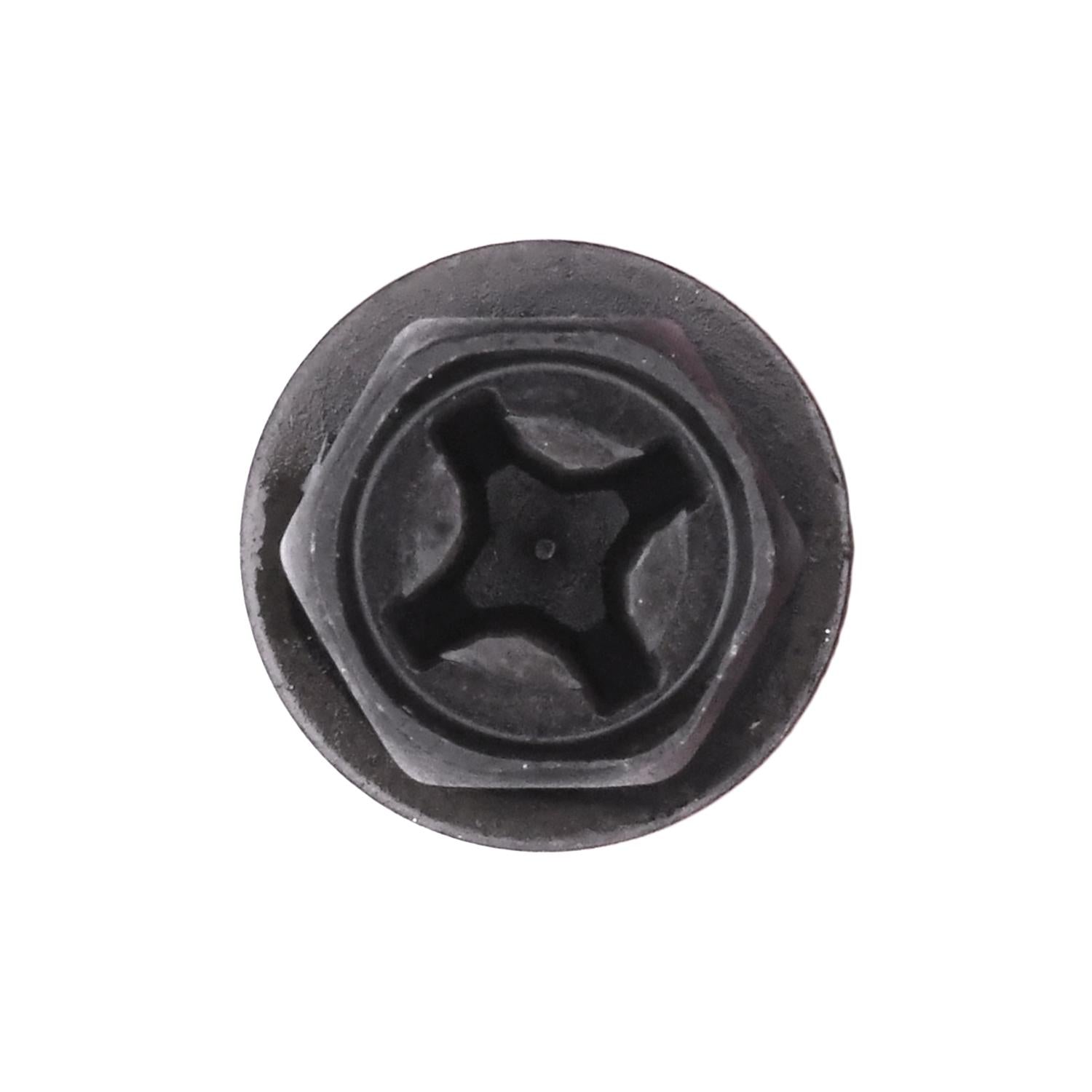 Auveco Item 23864 Phillips Hex/Slotted Washer Head T.S. #14 X 3/4 - Black. Quantity 50