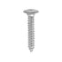 Auveco Item 23867 Phillips Oval Hd Sems Flush Wshr T.S. #8 X 1 - Chrome. Quantity 50