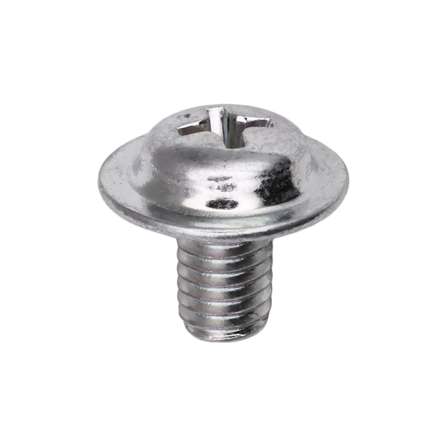 Auveco Item 23868 Phillips Pan Washer Head License Plate Screw M5-0.8 X 8mm - Zinc. Quantity 100