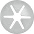 Auveco Item 23878 Push Nut For Non-Threaded 1/4 Stud 15/16 O.D.. Quantity 50