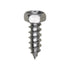 Auveco No. 2389 #8 X 1/2" Indented Hex Head Tapping Screw 1/4" Hex Zinc, Quantity - 100