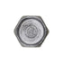 Auveco No. 2389 #8 X 1/2" Indented Hex Head Tapping Screw 1/4" Hex Zinc, Quantity - 100