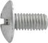 Auveco Item 23985 Duo-Drive Truss Hd License Plate Screw M6-1.0 X 12mm. Quantity 50
