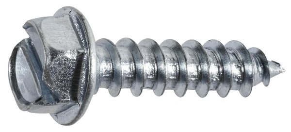 Auveco Item 24029 Slotted Hex Washer Head T.S. #14 X 1 - Zinc. Quantity 100