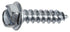 Auveco Item 24029 Slotted Hex Washer Head T.S. #14 X 1 - Zinc. Quantity 100