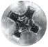 Auveco Item 24033 Phillips Oval Hd T.S. #8 X 2 - Chrome. Quantity 100