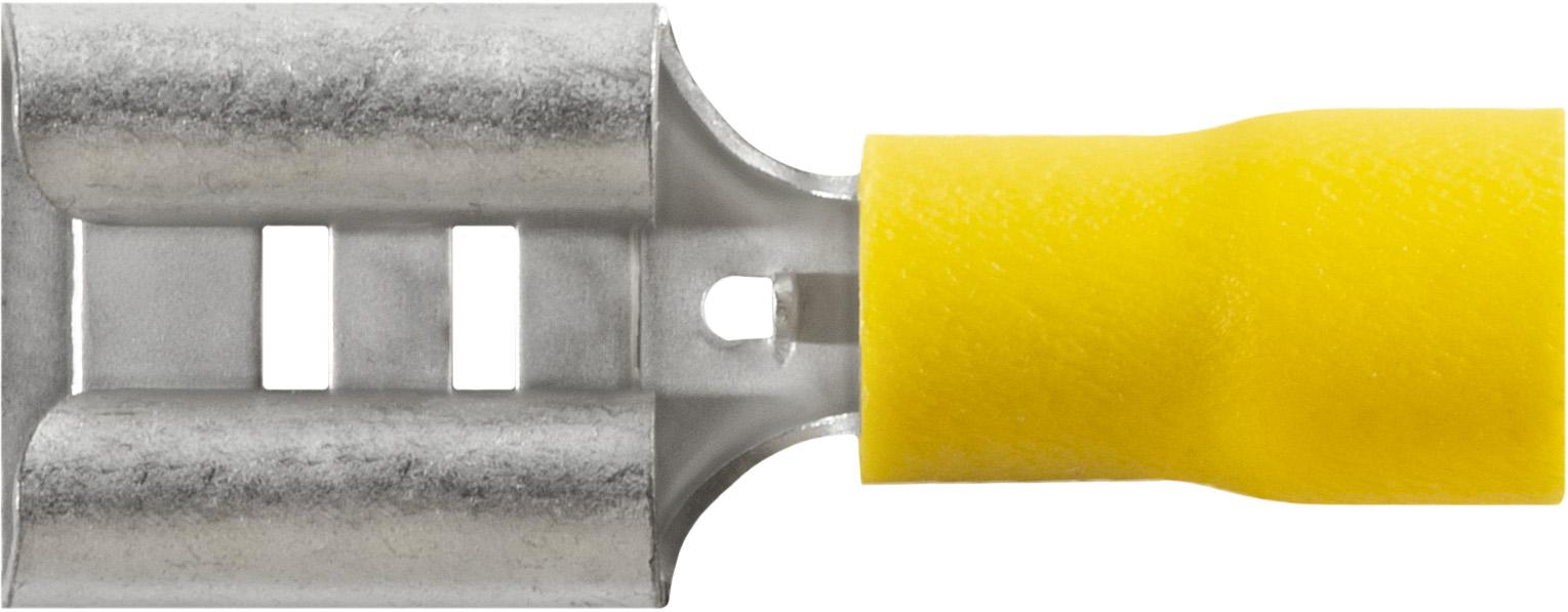 Auveco Item 24058 Solderless Terminal 3/8 Female Blade 12-10 Ga. Quantity 50