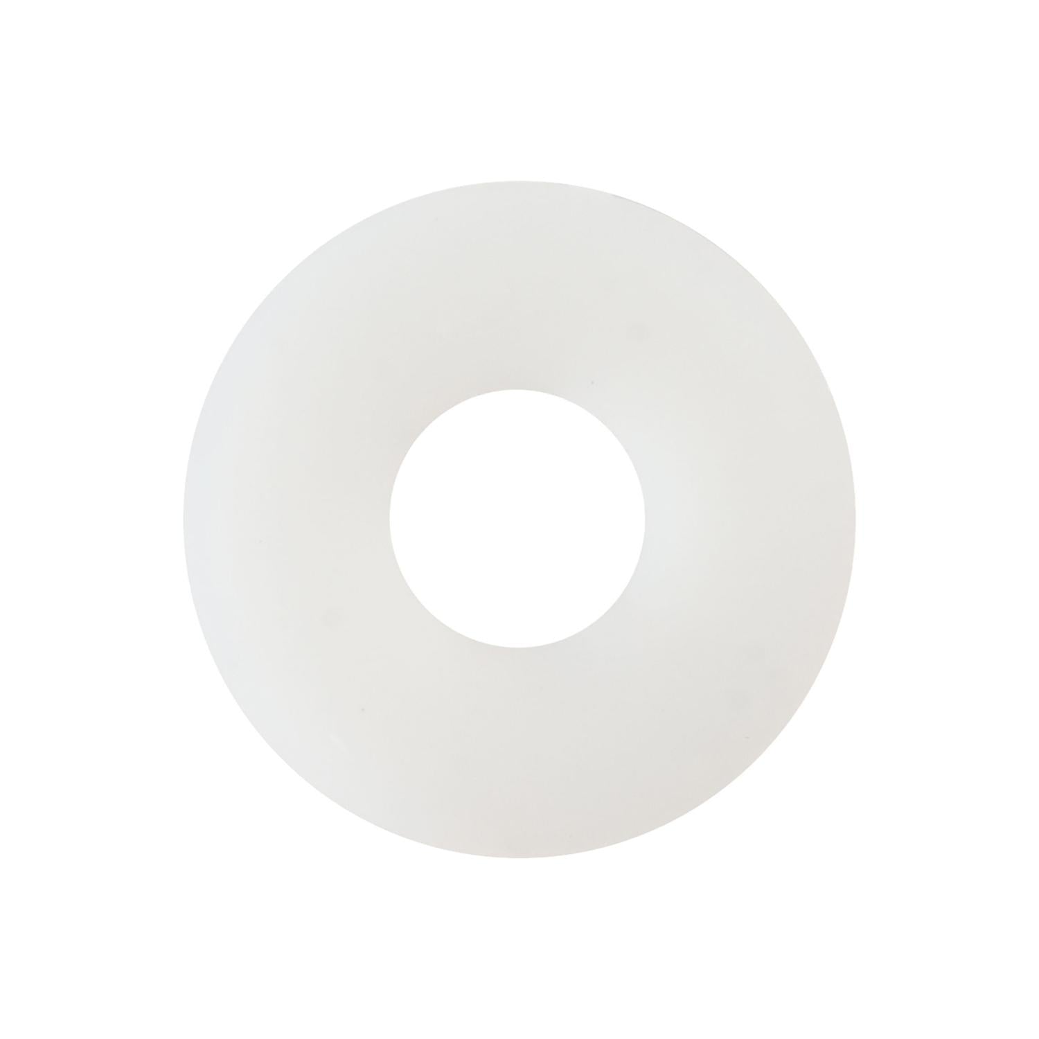 Auveco # 24063 Flat Washer Bolt Size 1/4" O.D. 0.387 - Natural Nylon. Qty 50.