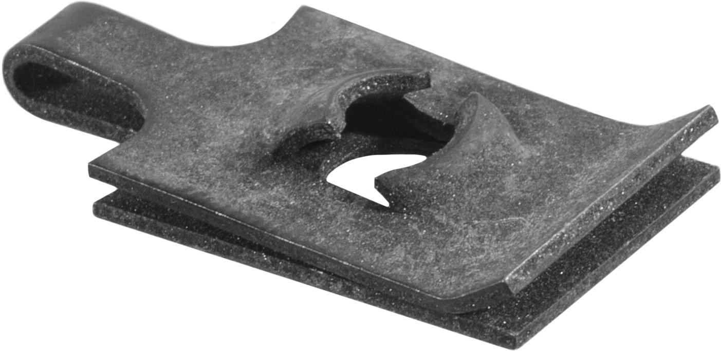 Auveco Item 24103 Spring Type U-Nut Screw #10 Range 0.025-0.040 - Black. Quantity 50