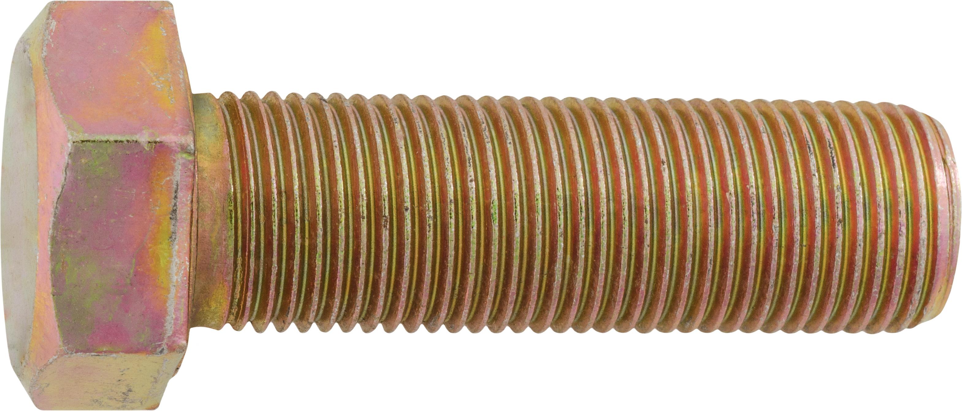 Auveco # 24108 Hex Head Cap Screw Grade 8, 5/8-18 X 2" Plated. Qty 10.