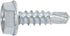 Auveco Item 24110 Hex Washer Head T.S. W/ Tek Point #6 X 1/2 - Zinc. Quantity 100