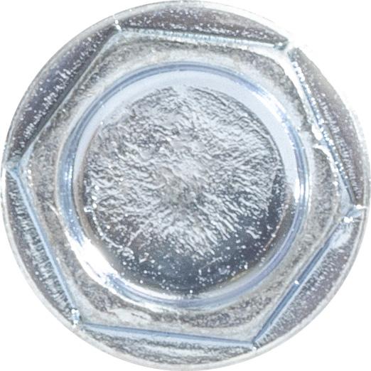 Auveco Item 24110 Hex Washer Head T.S. W/ Tek Point #6 X 1/2 - Zinc. Quantity 100