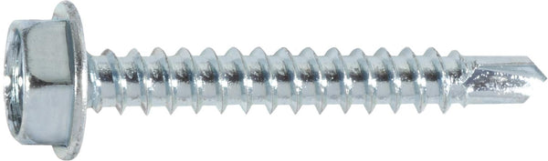 Auveco Item 24111 Hex Washer Head T.S. W/ Tek Point #6 X 1 - Zinc. Quantity 100