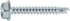 Auveco Item 24111 Hex Washer Head T.S. W/ Tek Point #6 X 1 - Zinc. Quantity 100