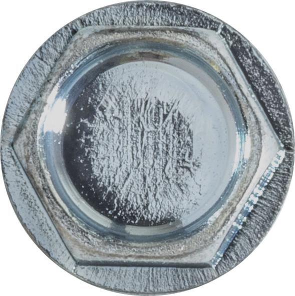 Auveco Item 24111 Hex Washer Head T.S. W/ Tek Point #6 X 1 - Zinc. Quantity 100