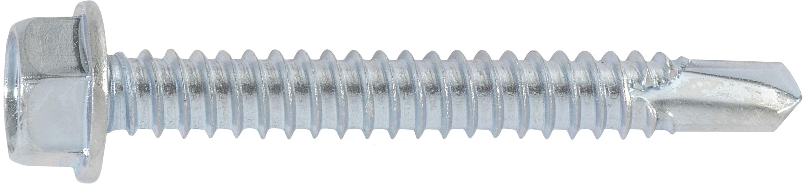 Auveco Item 24112 Hex Washer Head T.S. W/ Tek Point #14 X 2 - Zinc. Quantity 25