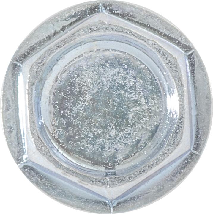 Auveco Item 24112 Hex Washer Head T.S. W/ Tek Point #14 X 2 - Zinc. Quantity 25