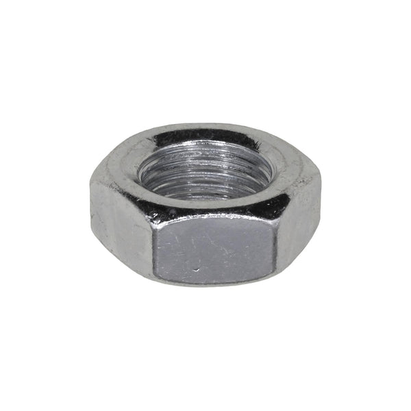 Auveco Item 24115 Jam Hex Nut 1/2-20 - Zinc. Quantity 50