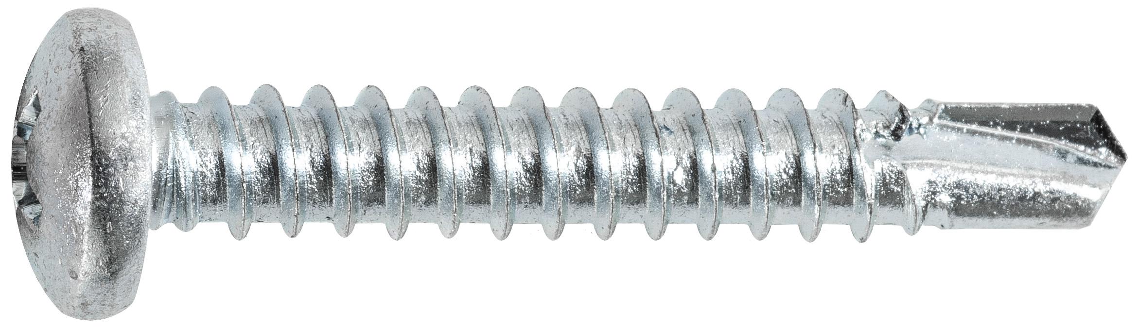 Auveco Item 24119 Phillips Pan Hd T.S. W/ Tek Point #10 X 1-1/4 - Zinc. Quantity 50