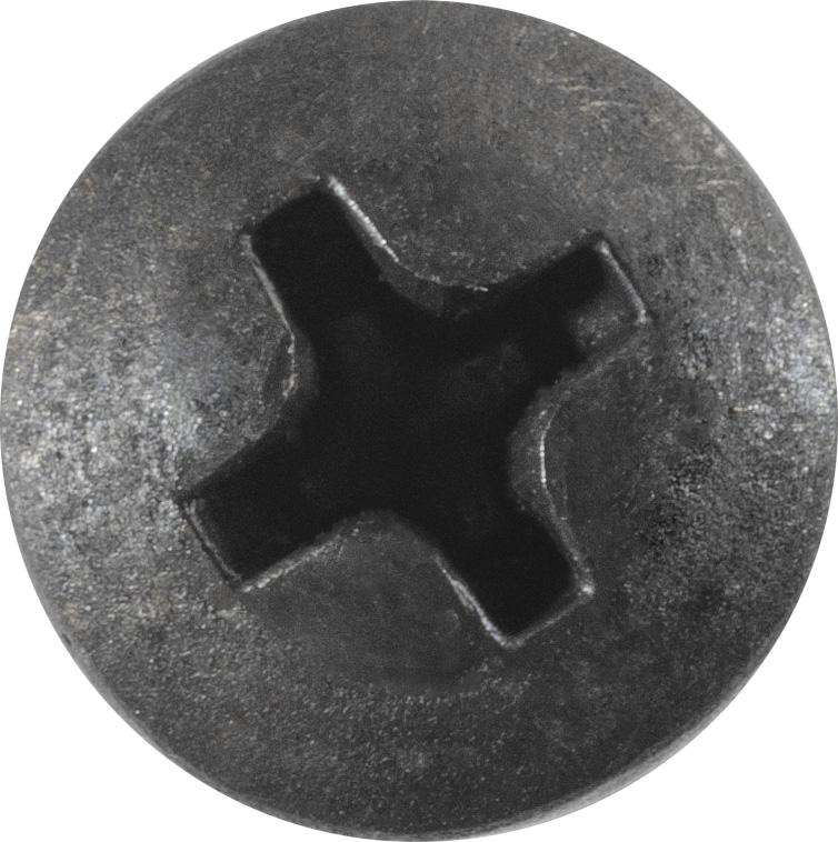 Auveco Item 24132 Phillips Pan Hd T.S. W/ Tek Point #8 X 1-1/2 - Black. Quantity 100