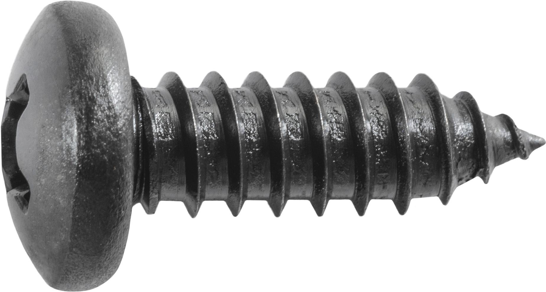 Auveco Item 24134 Phillips Pan Head Tapping Screw #14 X 3/4 - Black. Quantity 100