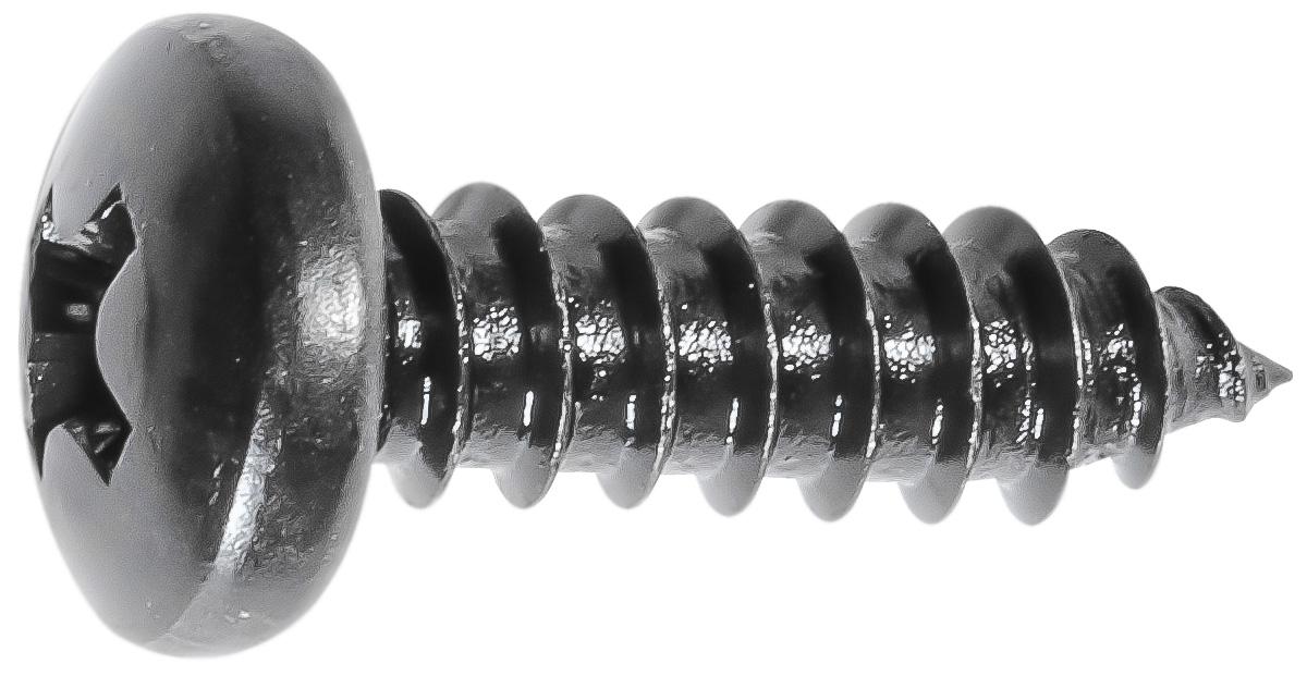 Auveco Item 24137 Phillips Pan Head Tapping Screw #10 X 5/8 - Black. Quantity 100