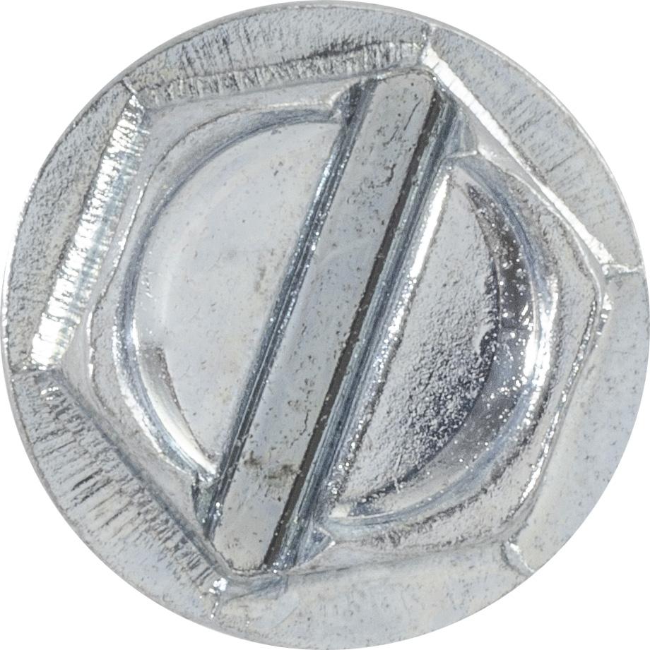 Auveco Item 24140 Slotted Hex Washer Head T.S. #14 X 5/8 - Zinc. Quantity 100