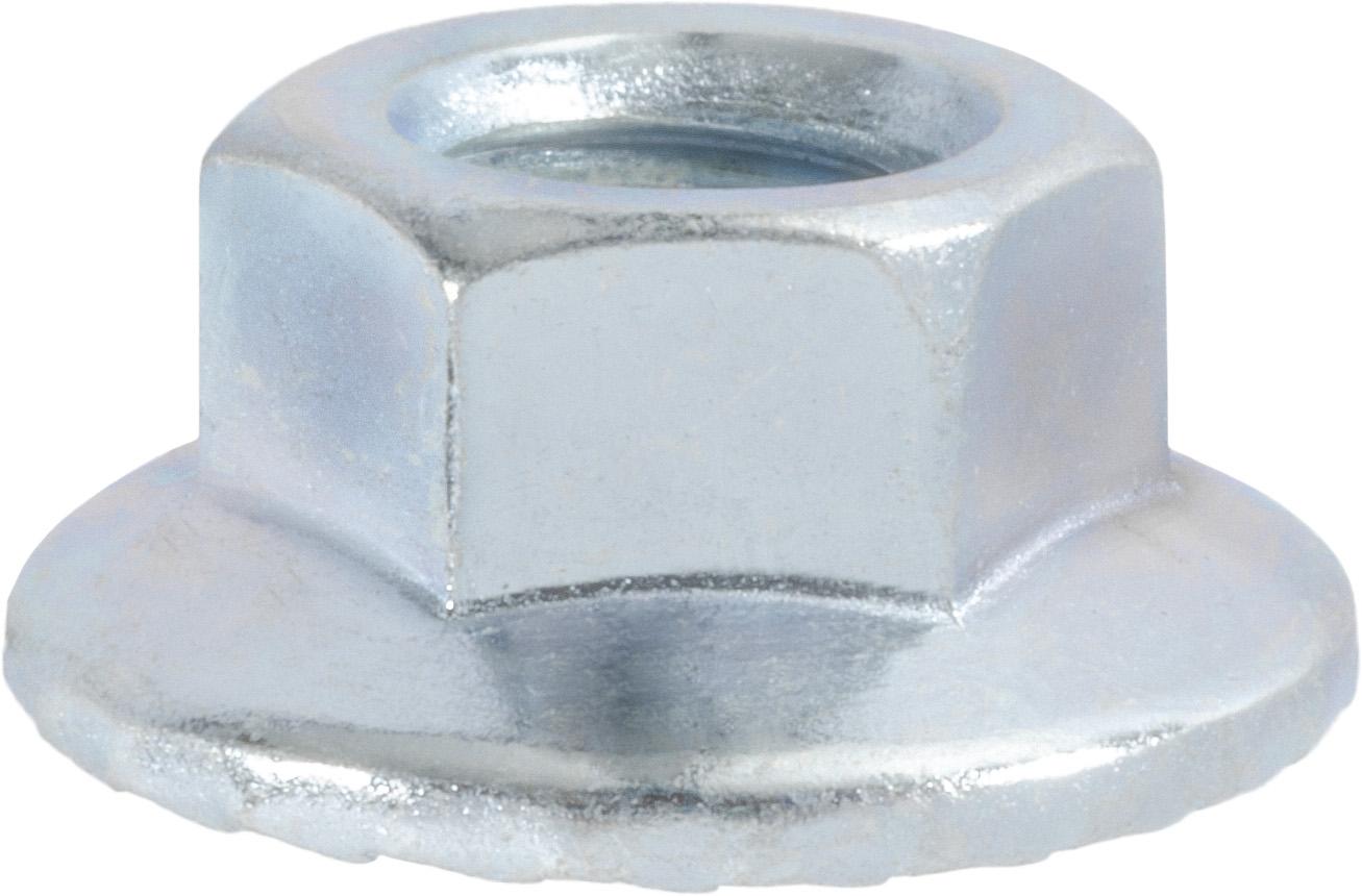 Auveco Item 24164 Spin Lock Nut W/Serrations 5/16-18 Thread 13/16 O.D. - Zinc. Quantity 100
