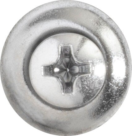 Auveco Item 24166 Phillips Oval Hd T.S. Countersunk Wshr #8 X 2 - Chrome. Quantity 50