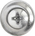 Auveco Item 24166 Phillips Oval Hd T.S. Countersunk Wshr #8 X 2 - Chrome. Quantity 50