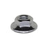 Auveco Item 24167 Spin Lock Nut W/Serrations 1/4-20 Thread 23/32 Dia. - Zinc. Quantity 100