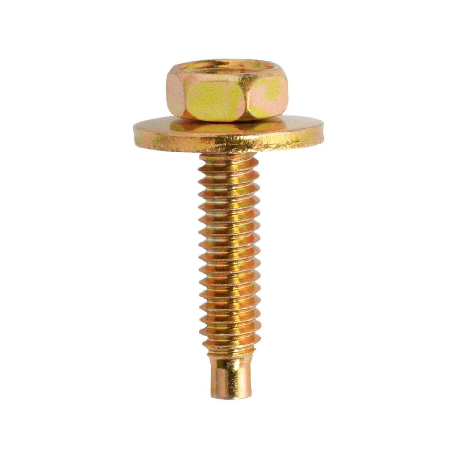 Auveco # 24168 Hex Head Sems Body Bolt W/Dog Point 1/4-20 X 1-1/8" 57032-S36. Qty 50.