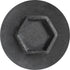 Auveco Item 24172 Hex Head Sems T.S. M4.8-1.61 X 19mm - Black. Quantity 100