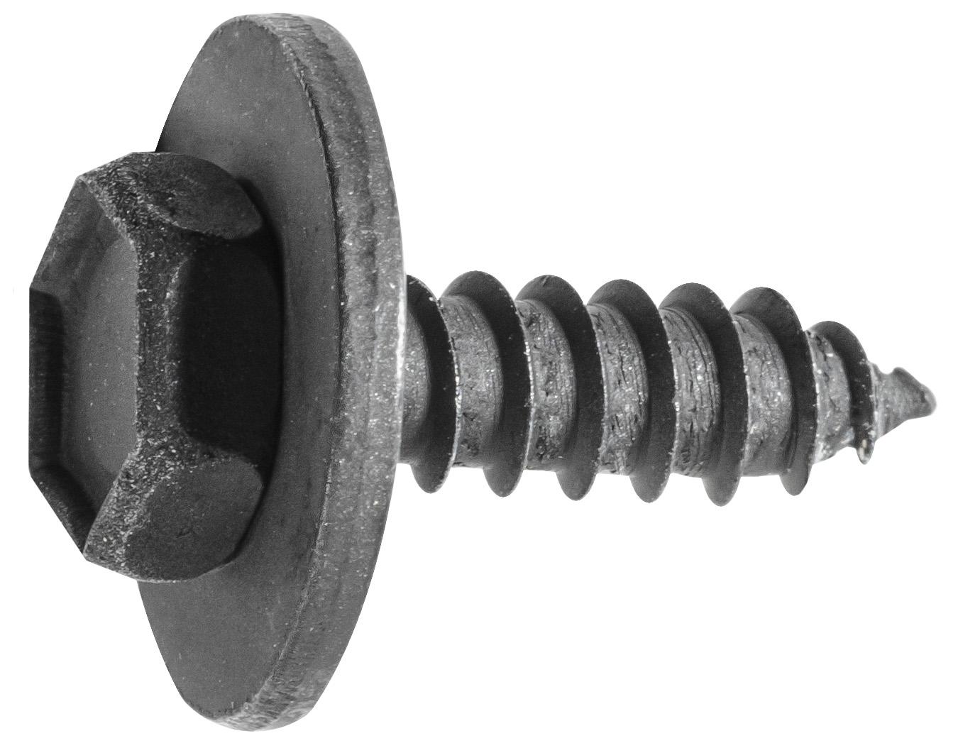 Auveco Item 24176 Hex Head Sems T.S. M4.8-1.61 X 16mm - Black. Quantity 100
