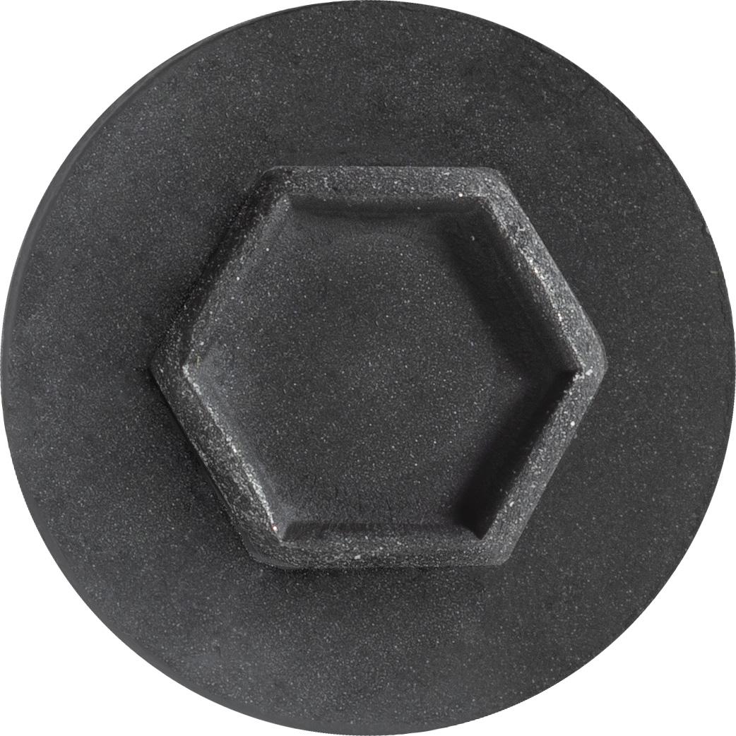 Auveco Item 24176 Hex Head Sems T.S. M4.8-1.61 X 16mm - Black. Quantity 100