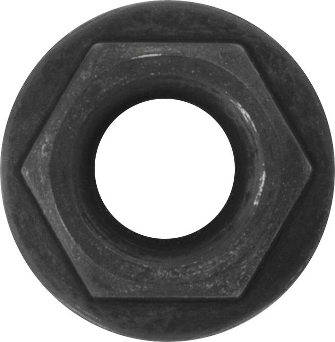 Auveco Item 24180 Spin Lock Nut W/Serrations 7/16-24 Thread 15/16 Dia. - Black. Quantity 50