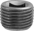 Auveco # 24212 7/16" Square Countersunk Pipe Plug. Qty 25.