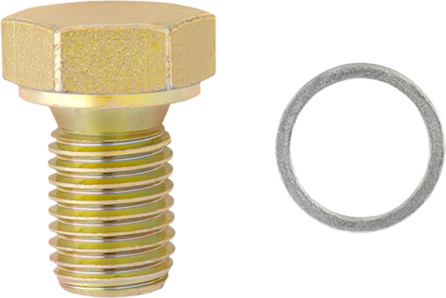 Auveco # 24248 Oil Drain Plug BMW OE Style 12mm X 1.50 Yellow Zinc. Qty 2.