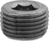Auveco Item 24253 3/8"Hex Countersunk Pipe Plug. Quantity 25