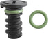 Auveco Item 24266 Screw Driver Slot Drain Plug (Black). Quantity 1