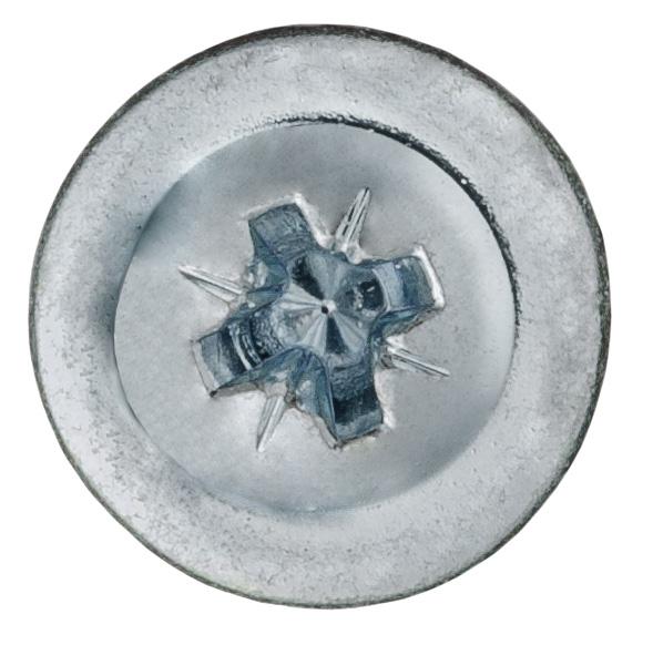 Auveco Item 24450 4.2 X 20mm Phillips Flat Washer Hd T.S. - Zinc. Quantity 100