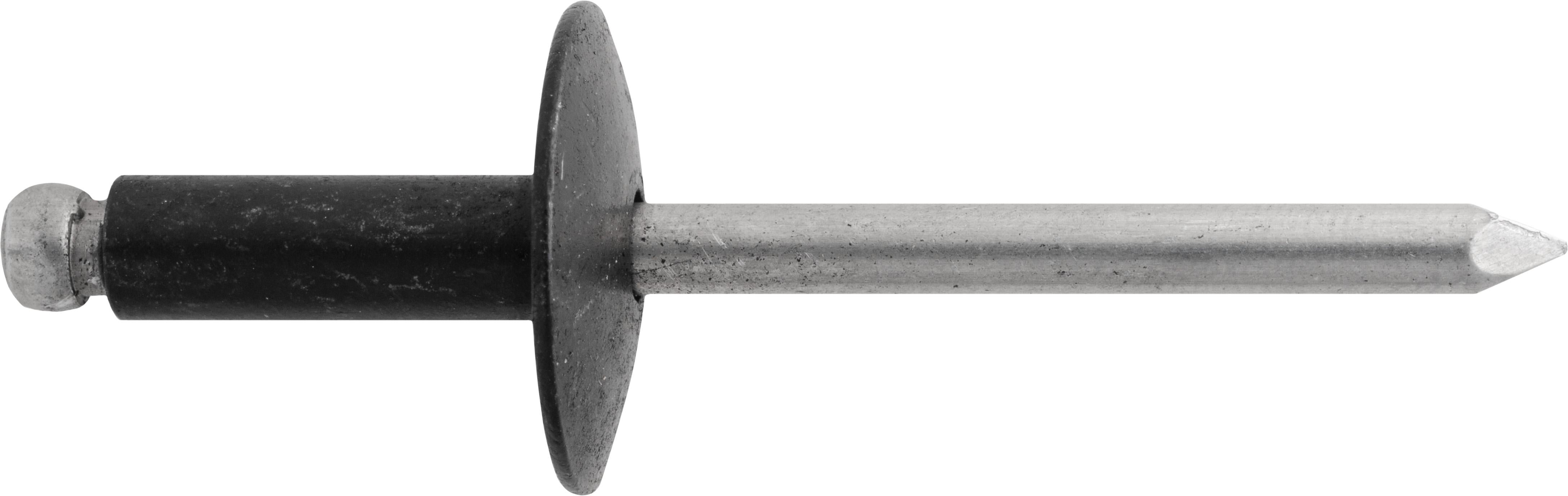 Auveco Item 24474 Large Flange Rivet 3/16 Dia. 1/4-3/8. Quantity 50