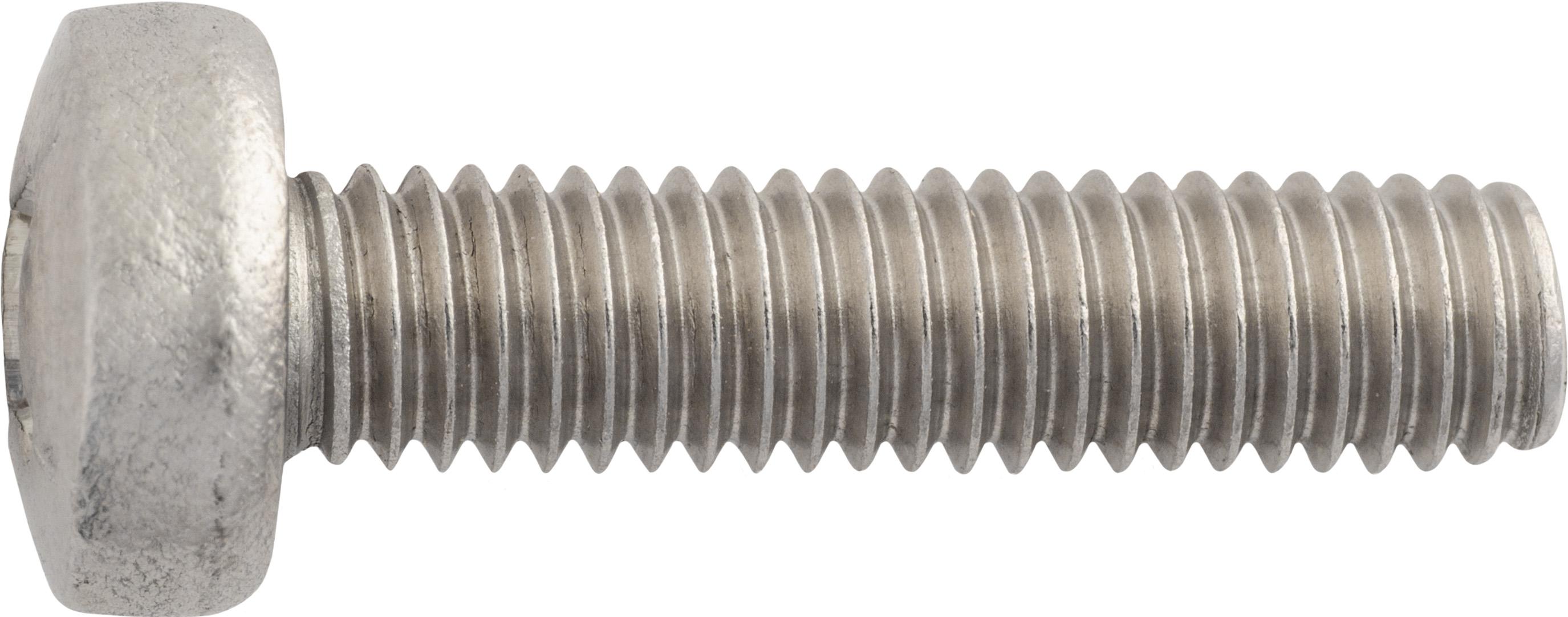 Auveco Item 24508 6 X 25mm Phillips Pan Hd License Plate Screw. Quantity 25