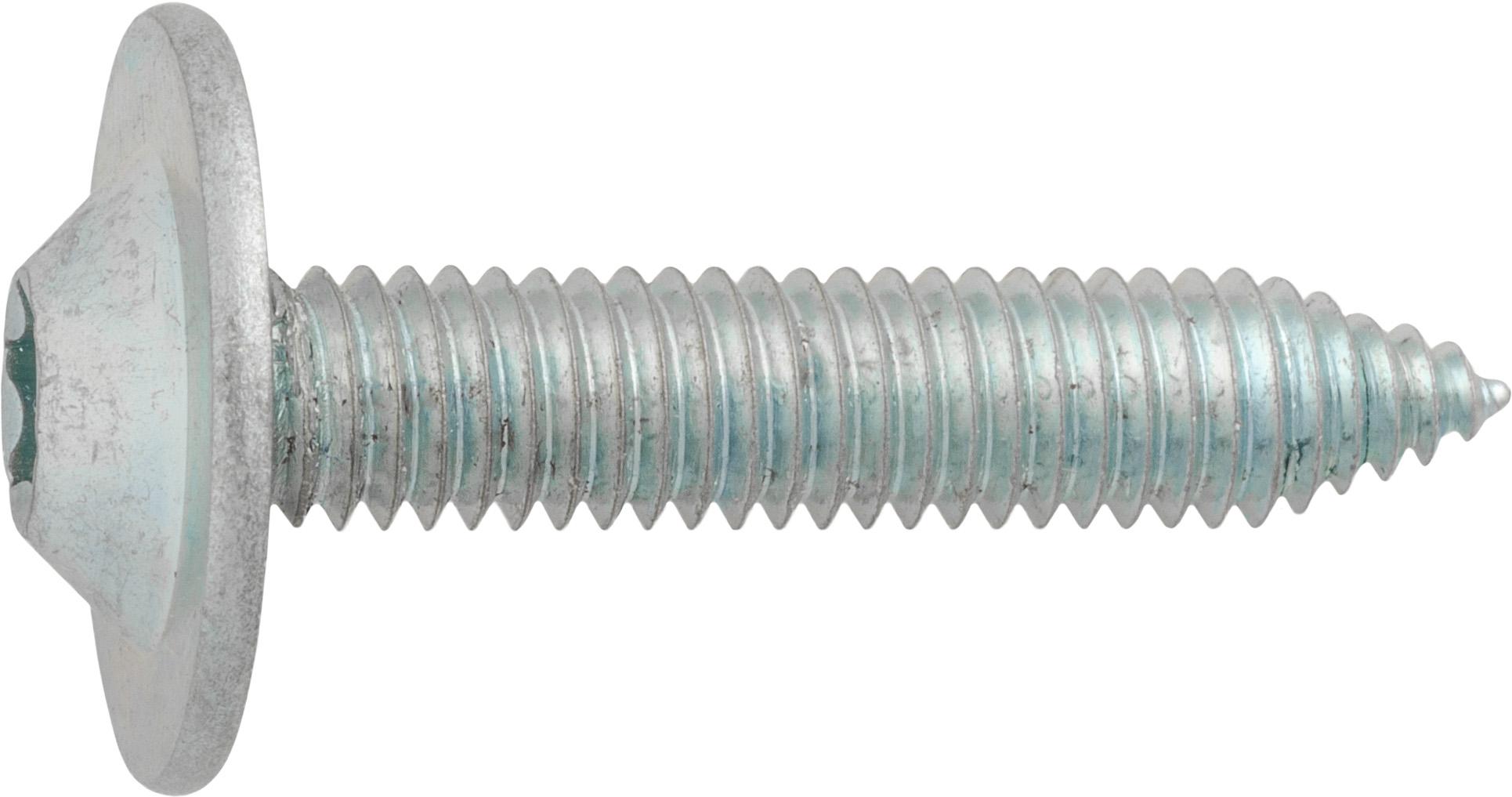 Auveco Item 24512 M6-1.0 X 30 Torx Washer Head Body Bolt Ca Pt. Quantity 25