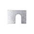 Auveco No. 2452 Shim 1-3/4" X 1-1/4" X 1/16" W/ 1/2" Slot Zinc, Quantity - 50