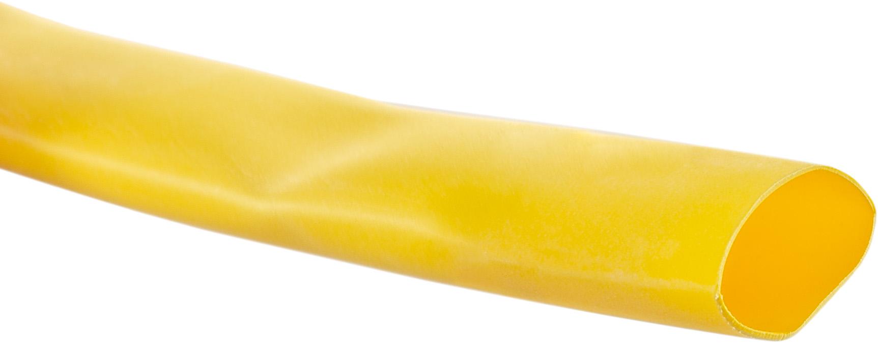 Auveco # 25018 Thin-Wall Heat Shrink Tubing 5/16" 12-10 Gauge, Yellow. Qty 8 Feet.