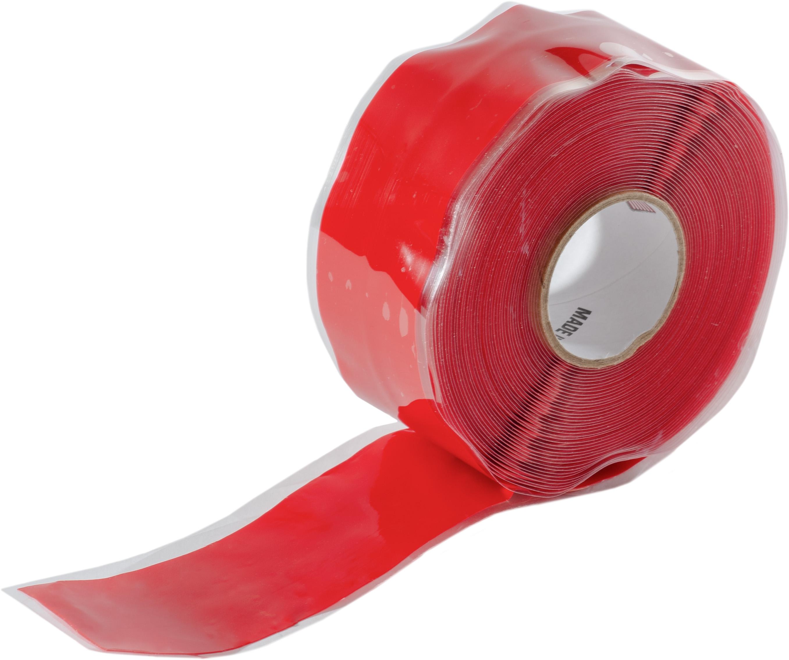 Auveco # 25023 Self-Fusing Silicone Water-Proof Auto Electrical Tape, Red. Qty 1.
